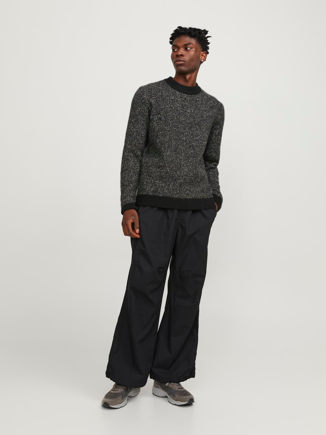 Melange Crew Neck Jumper sold by Jack & Jones product image thumbnail 4