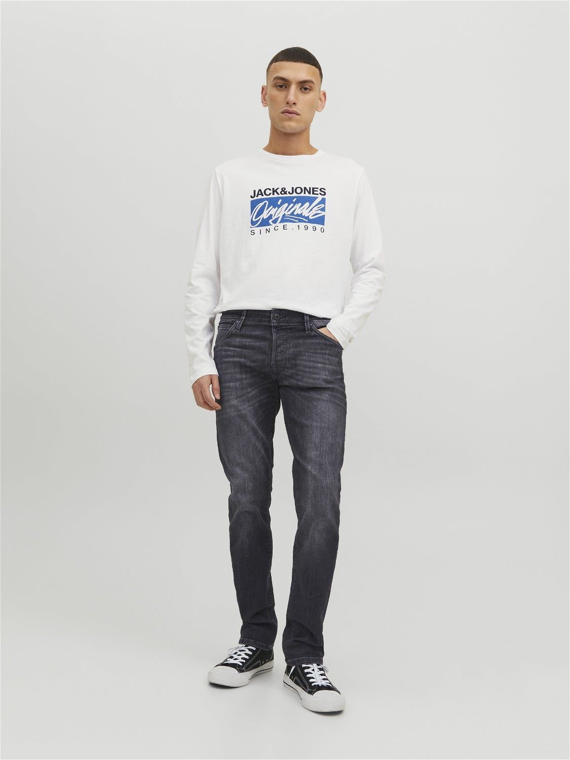 JJIGLENN JJFOX BL 655 50SPS Slim fit jeans sold by Jack & Jones product image thumbnail 5