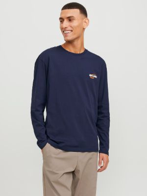 Printed Crew neck T-shirt sold by Jack & Jones