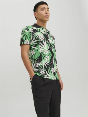 All Over Print Shirt collar T-shirt sold by Jack & Jones