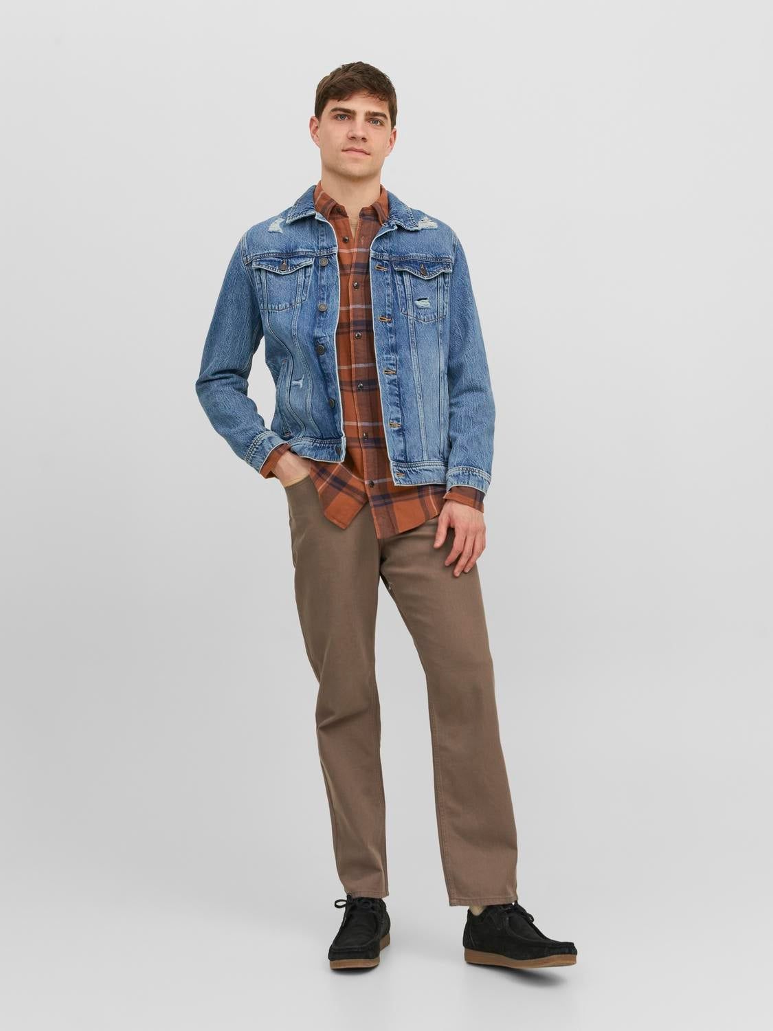 Comfort Fit Checked shirt sold by Jack & Jones product image thumbnail 4