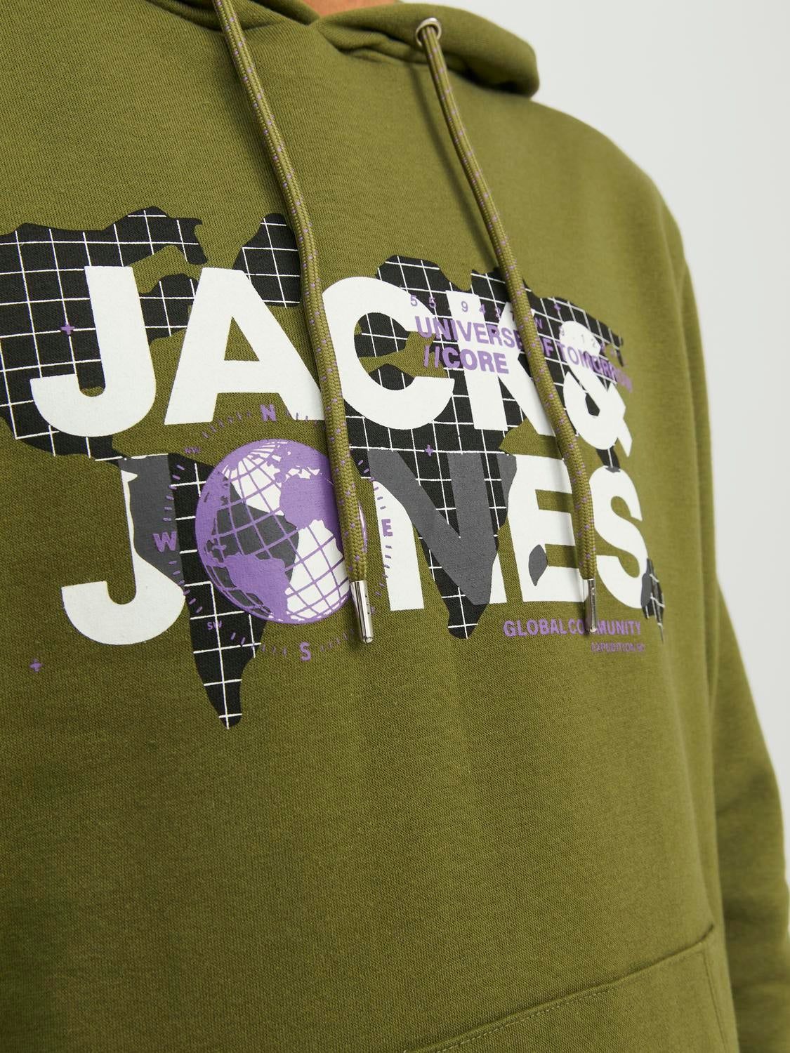 Logo Hoodie sold by Jack & Jones product image thumbnail 5