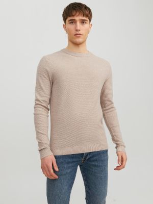 Plain Crew Neck Jumper sold by Jack & Jones