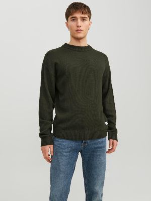 Plain Crew Neck Jumper sold by Jack & Jones