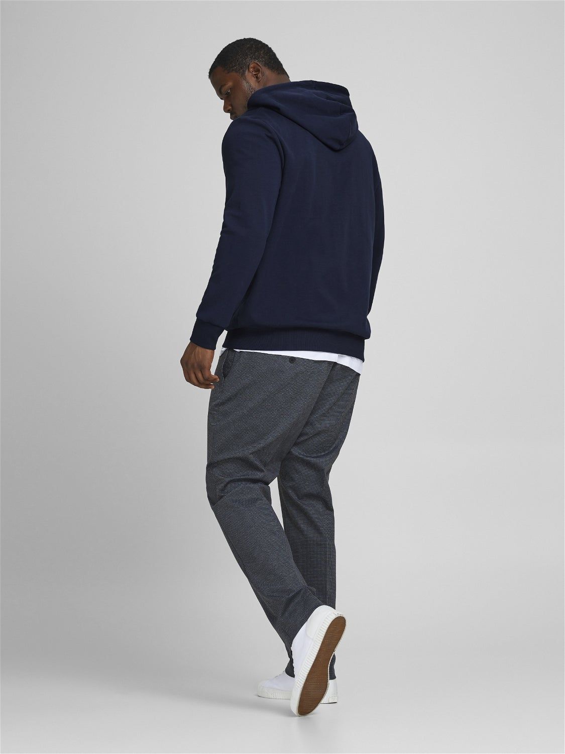 Plus Size Plain Zip Hoodie sold by Jack & Jones product image thumbnail 2