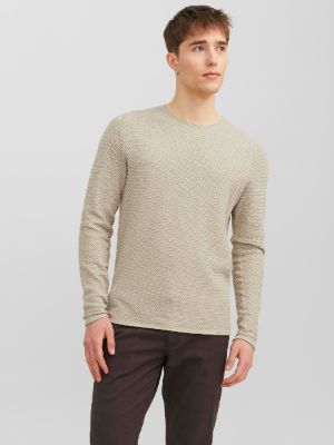 Plain Crew Neck Jumper sold by Jack & Jones