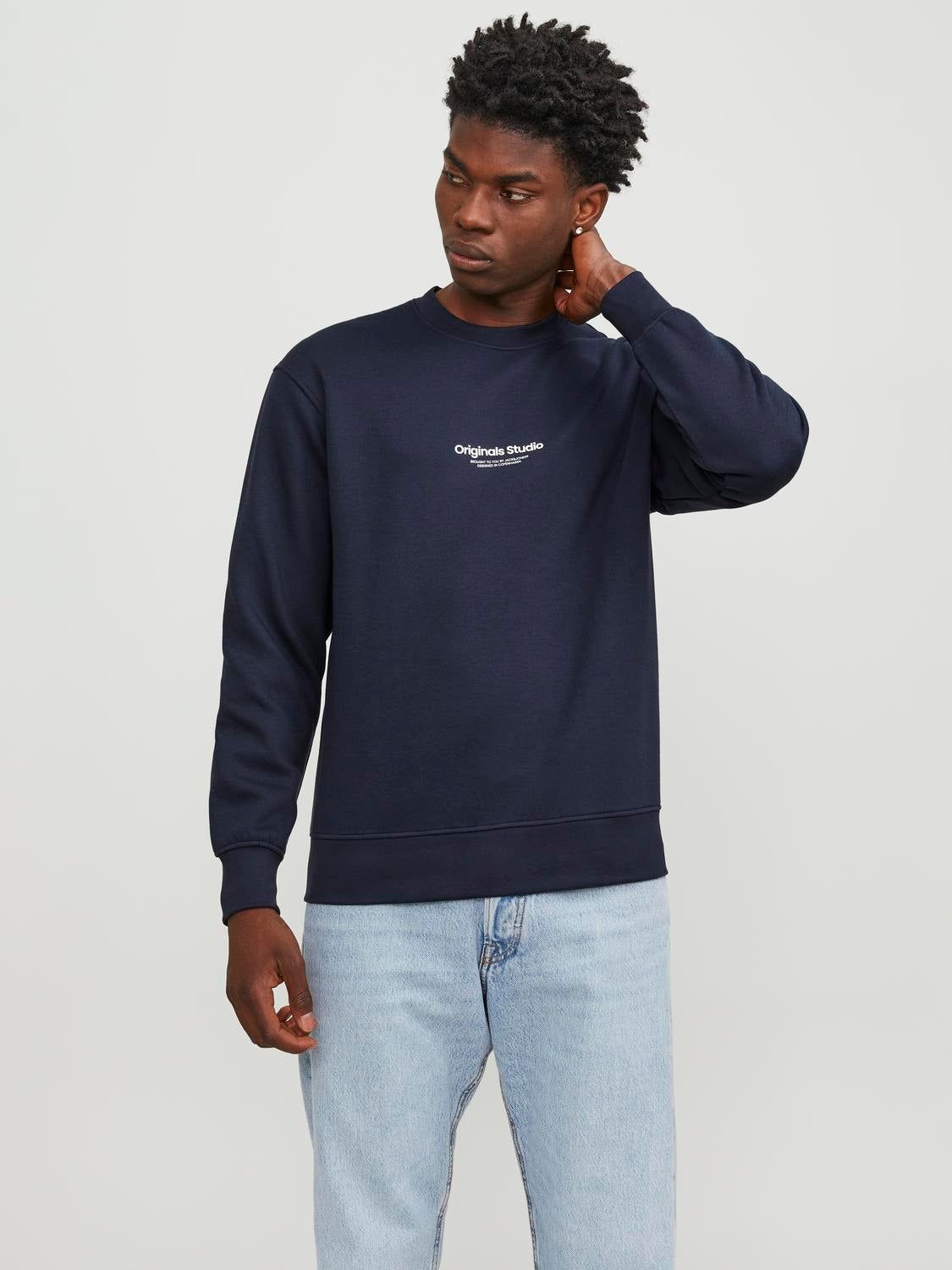Printed Crewn Neck Sweatshirt sold by Jack & Jones