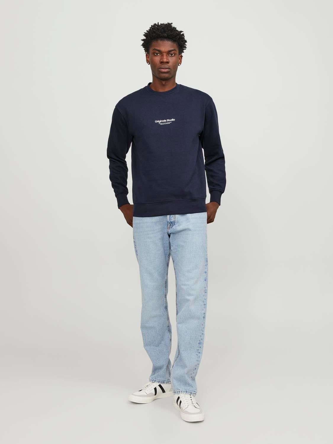 Printed Crewn Neck Sweatshirt sold by Jack & Jones product image thumbnail 4