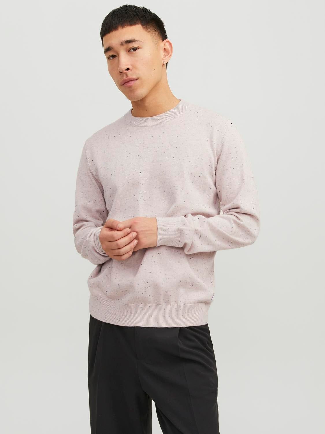 Melange Crew Neck Jumper sold by Jack & Jones