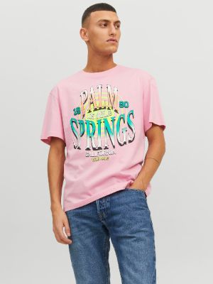 Printed Crew neck T-shirt sold by Jack & Jones