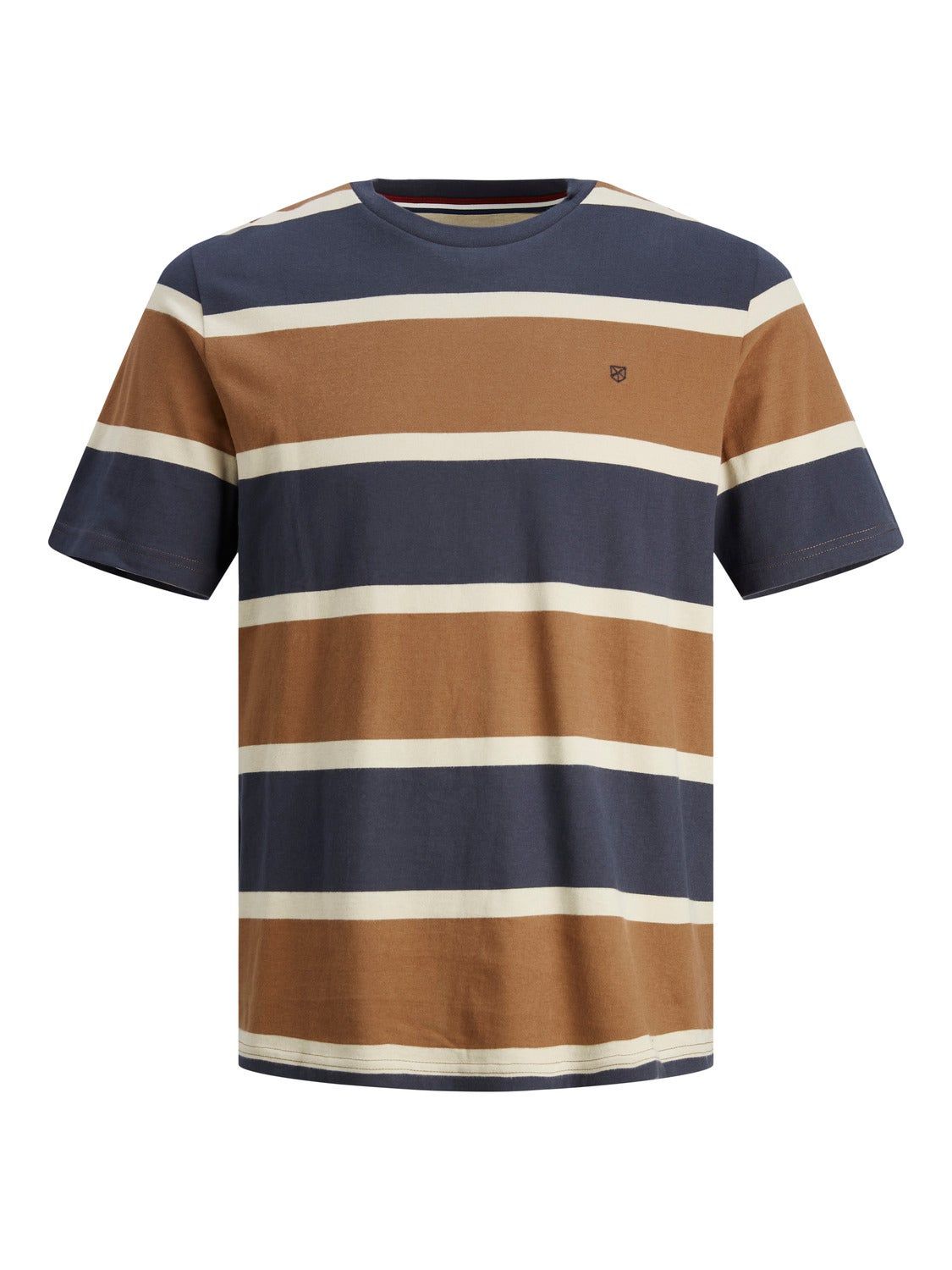 Striped Crew neck T-shirt sold by Jack & Jones product image thumbnail 3
