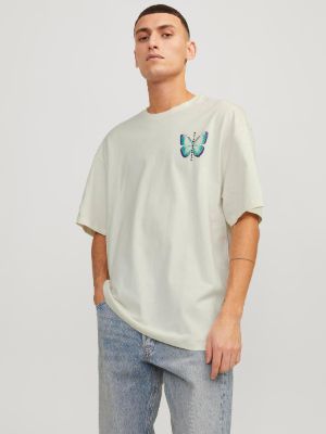 Printed Crew neck T-shirt sold by Jack & Jones