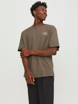 Printed Crew neck T-shirt sold by Jack & Jones
