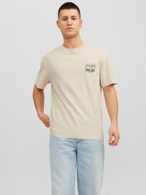 Printed Crew neck T-shirt sold by Jack & Jones