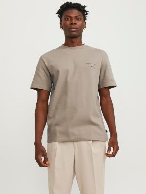 Printed Crew neck T-shirt sold by Jack & Jones