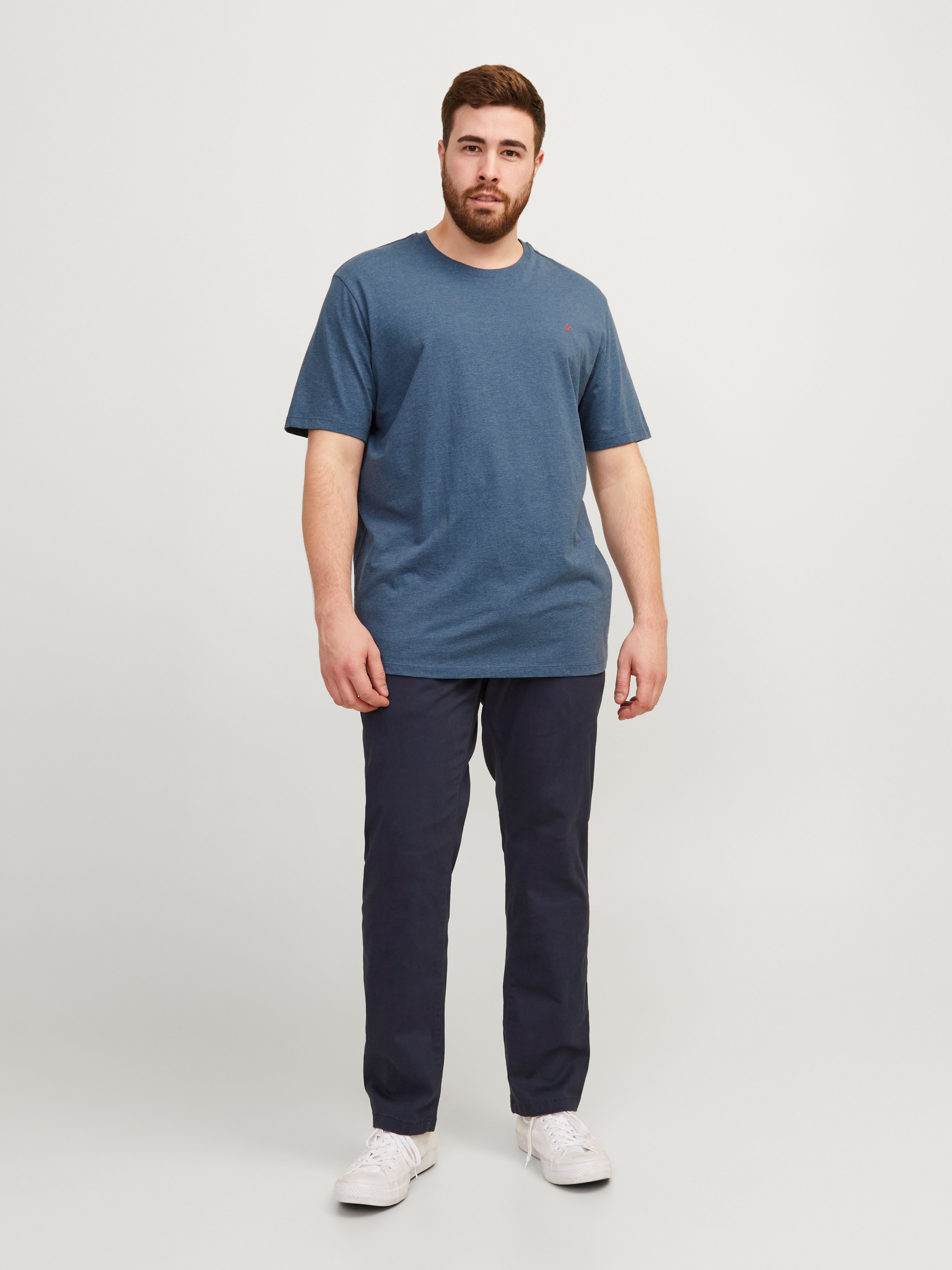 Plus Size Plain T-shirt sold by Jack & Jones product image thumbnail 4