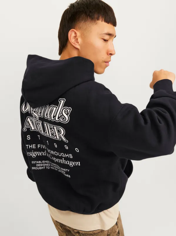 Loose Fit Hoodie Sweatshirt sold by Jack & Jones
