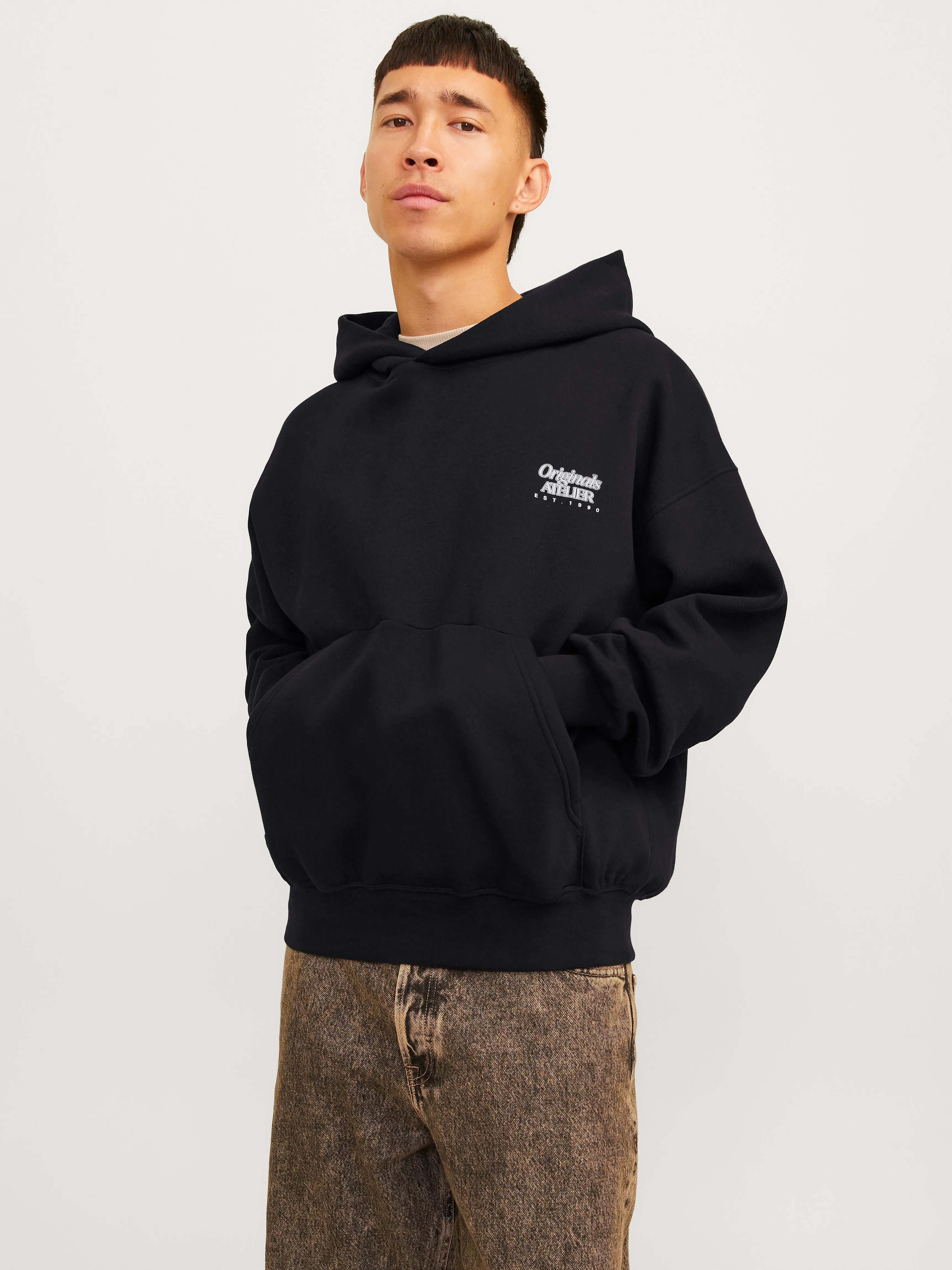 Loose Fit Hoodie Sweatshirt sold by Jack & Jones product image thumbnail 2