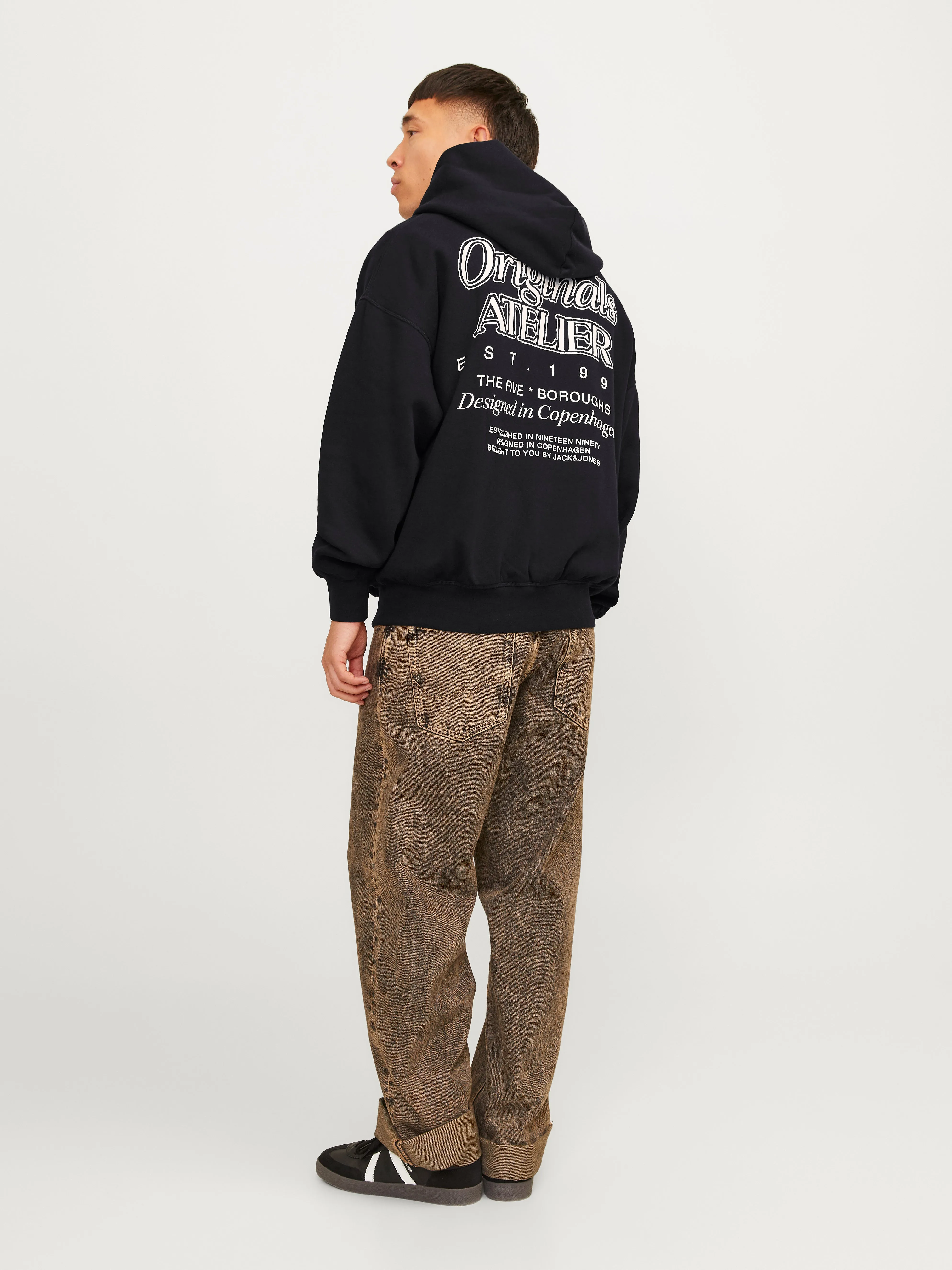 Loose Fit Hoodie Sweatshirt sold by Jack & Jones product image thumbnail 4