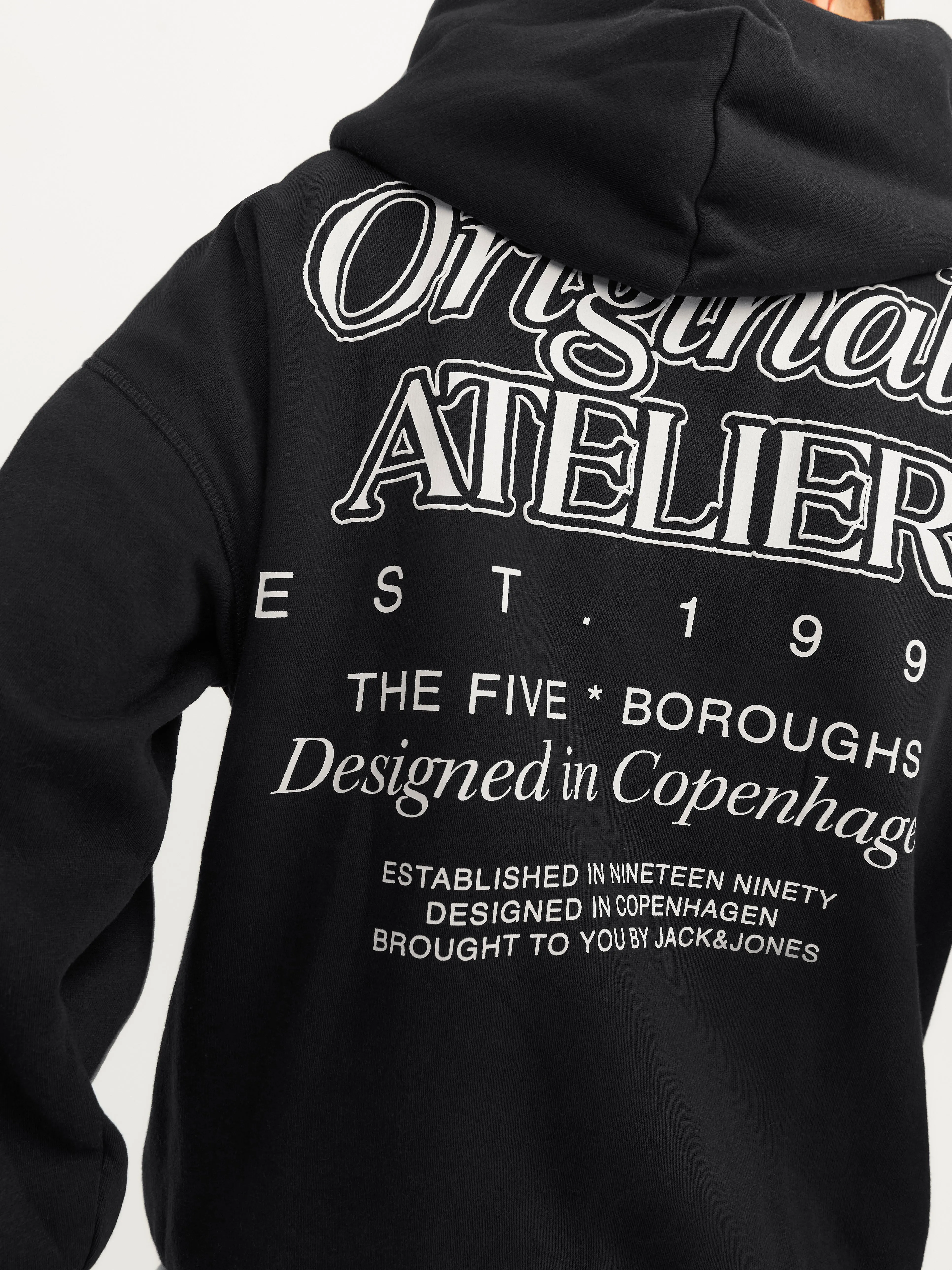 Loose Fit Hoodie Sweatshirt sold by Jack & Jones product image thumbnail 5