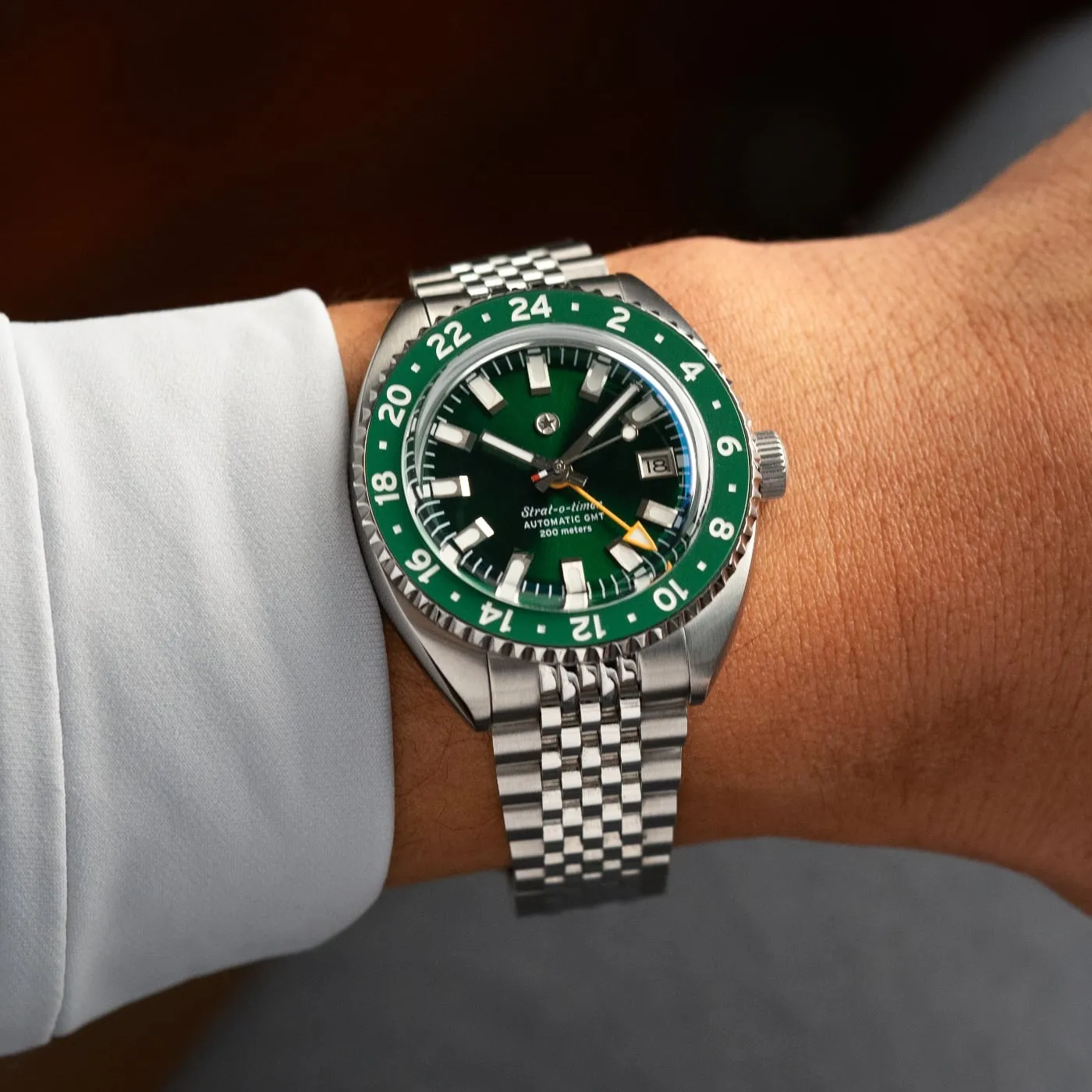 Strat-o-timer GMT: Magnolia sold by Jack Mason Brand product image thumbnail 2