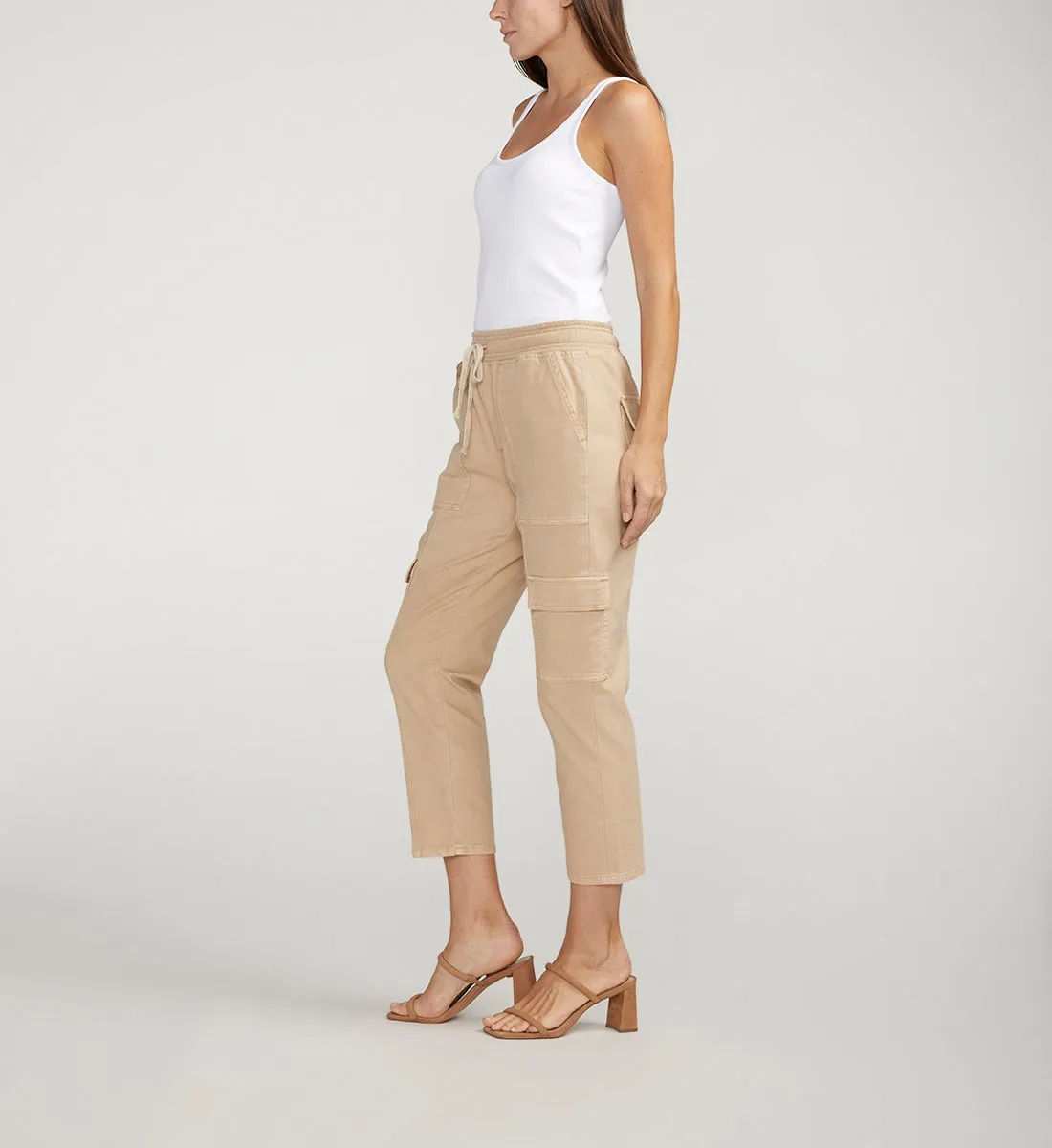 Textured Cargo Cropped Pants sold by Jag Jeans product image thumbnail 3