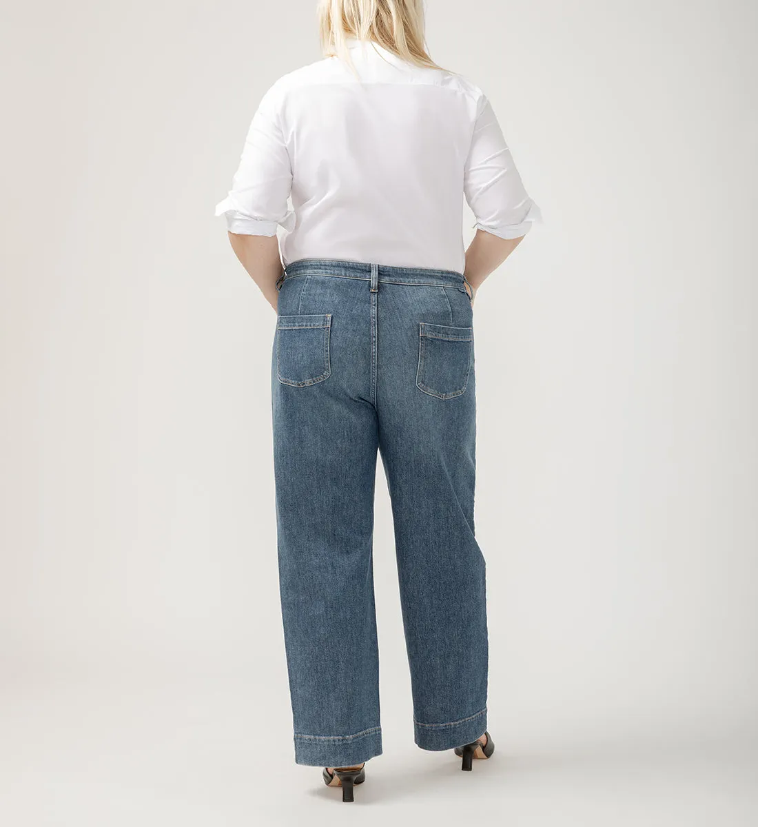 Sophia High Rise Wide Leg Jeans Plus Size sold by Jag Jeans product image thumbnail 2