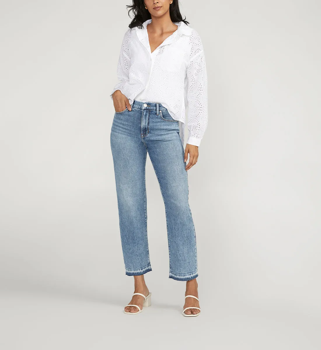 Rachel High Rise Relaxed Tapered Leg Jeans sold by Jag Jeans