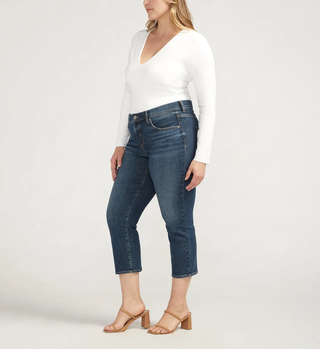 Maya Mid Rise Capris Plus Size sold by Jag Jeans product image thumbnail 3