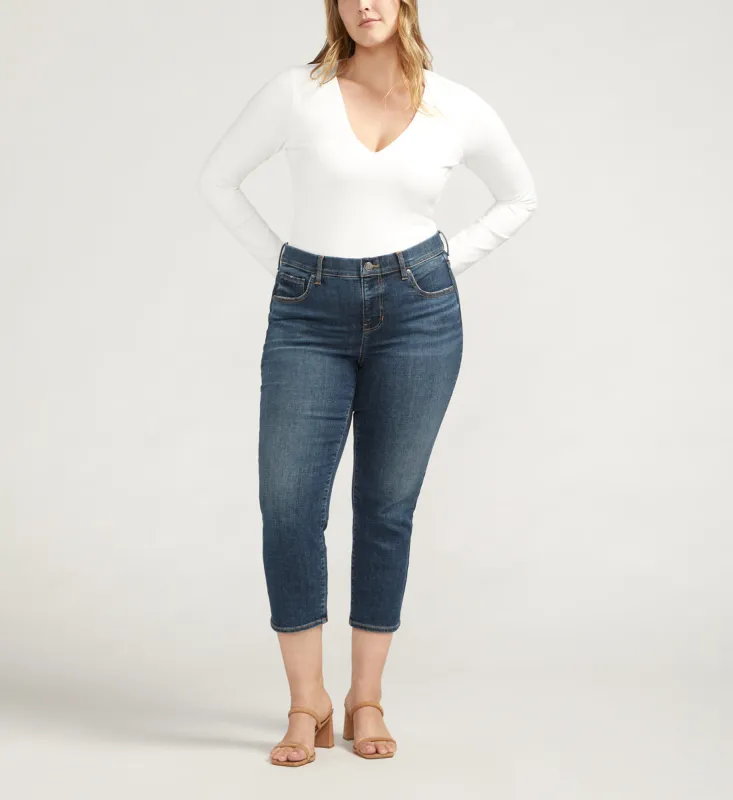 Maya Mid Rise Capris Plus Size sold by Jag Jeans