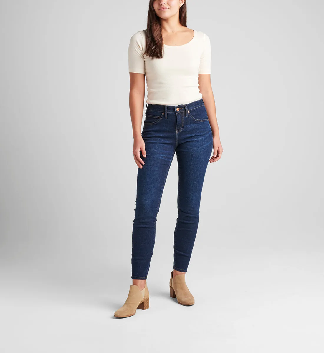 Cecilia Mid Rise Skinny Jeans sold by Jag Jeans