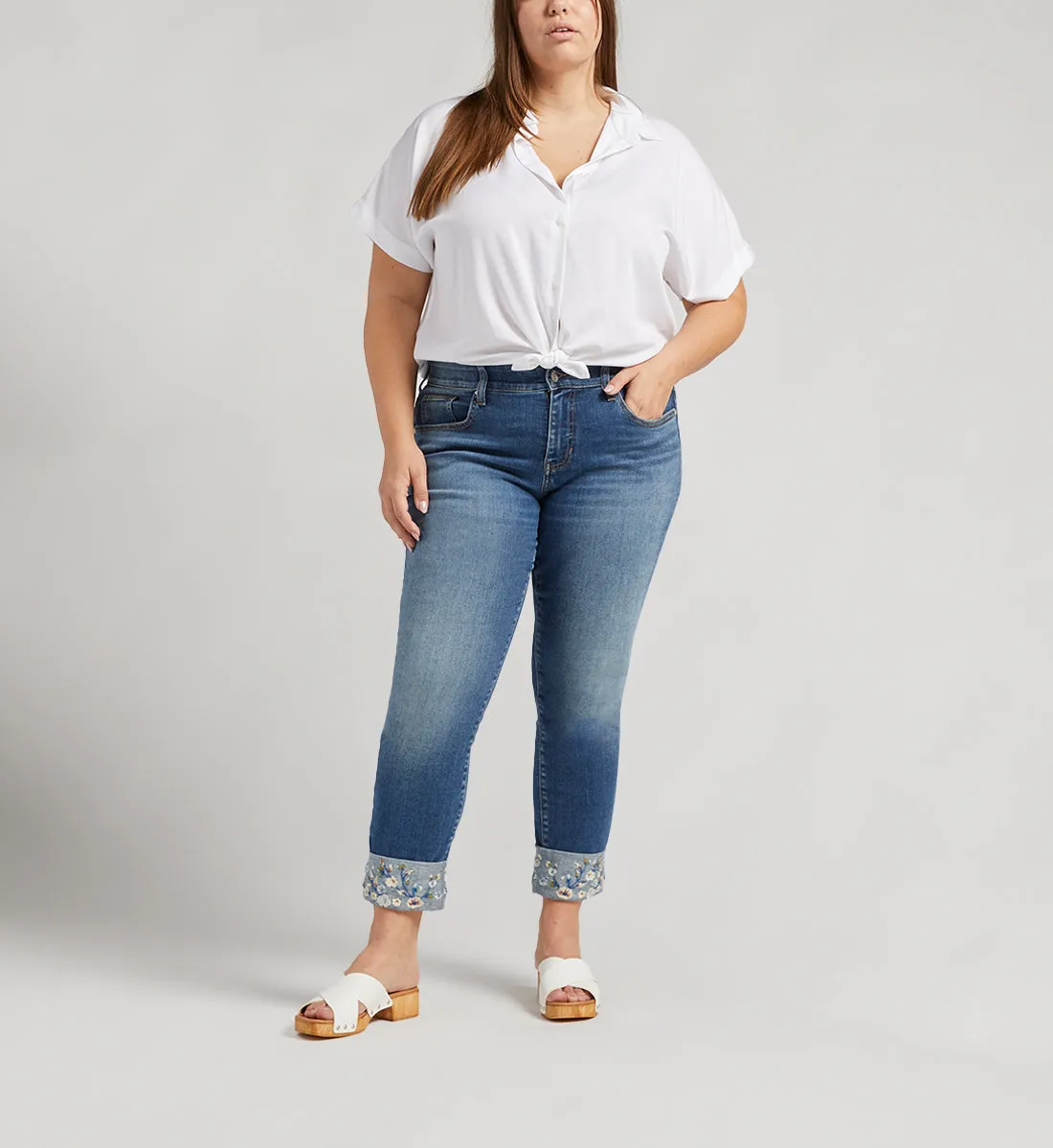 Carter Mid Rise Girlfriend Jeans Plus Size sold by Jag Jeans product image thumbnail 4