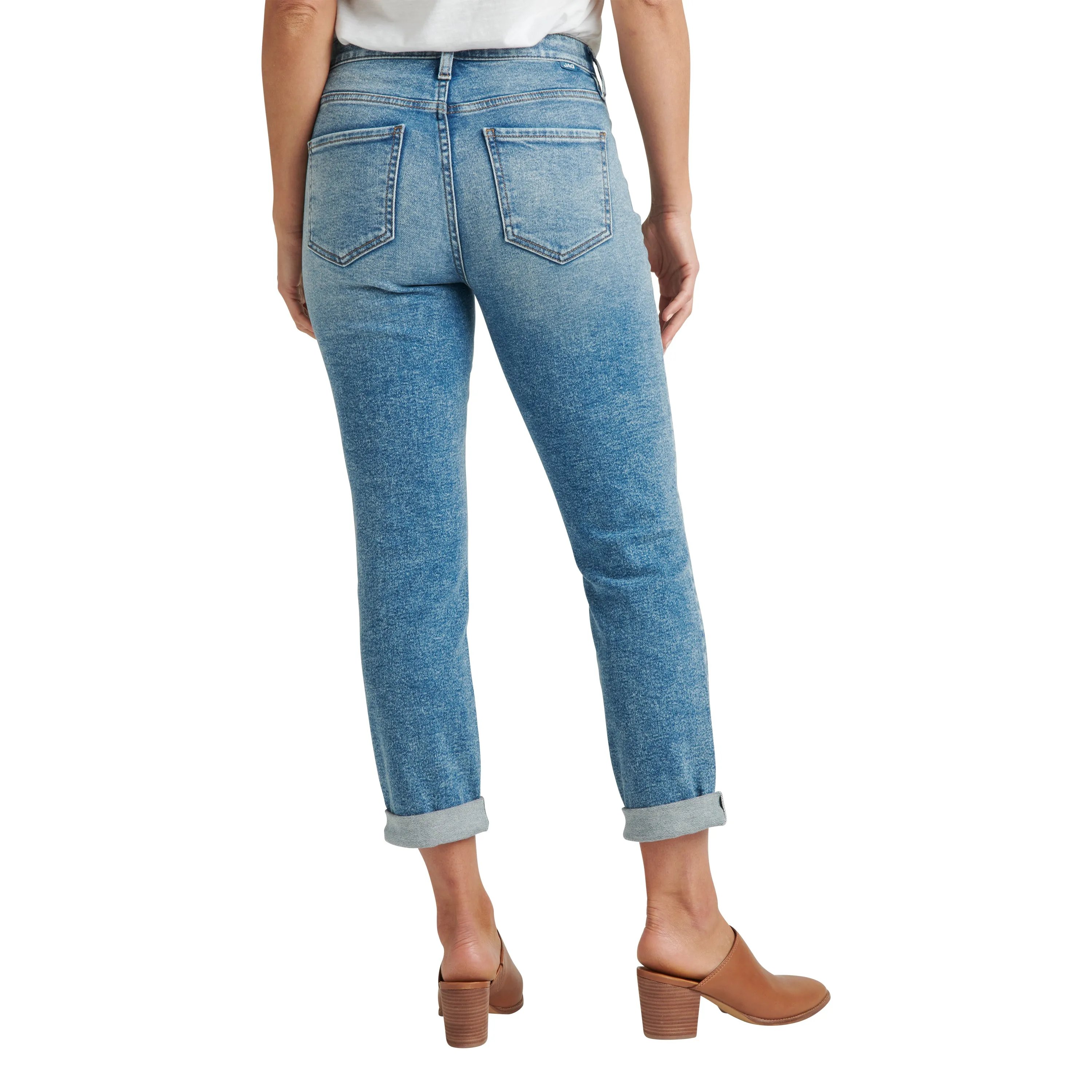 Carter Mid Rise Girlfriend Jeans Petite sold by Jag Jeans product image thumbnail 3
