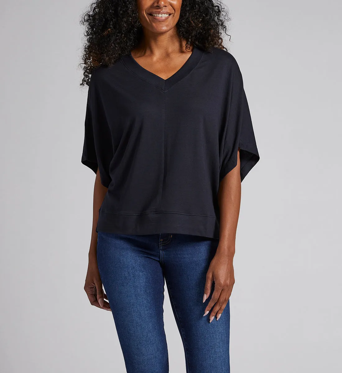 V-Neck Dolman Sleeve Top sold by Jag Jeans product image thumbnail 3