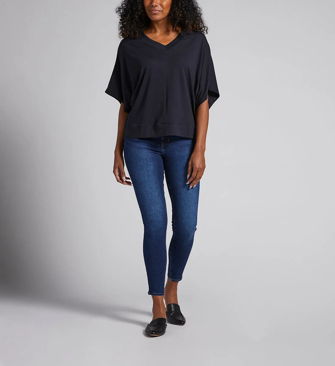 V-Neck Dolman Sleeve Top sold by Jag Jeans