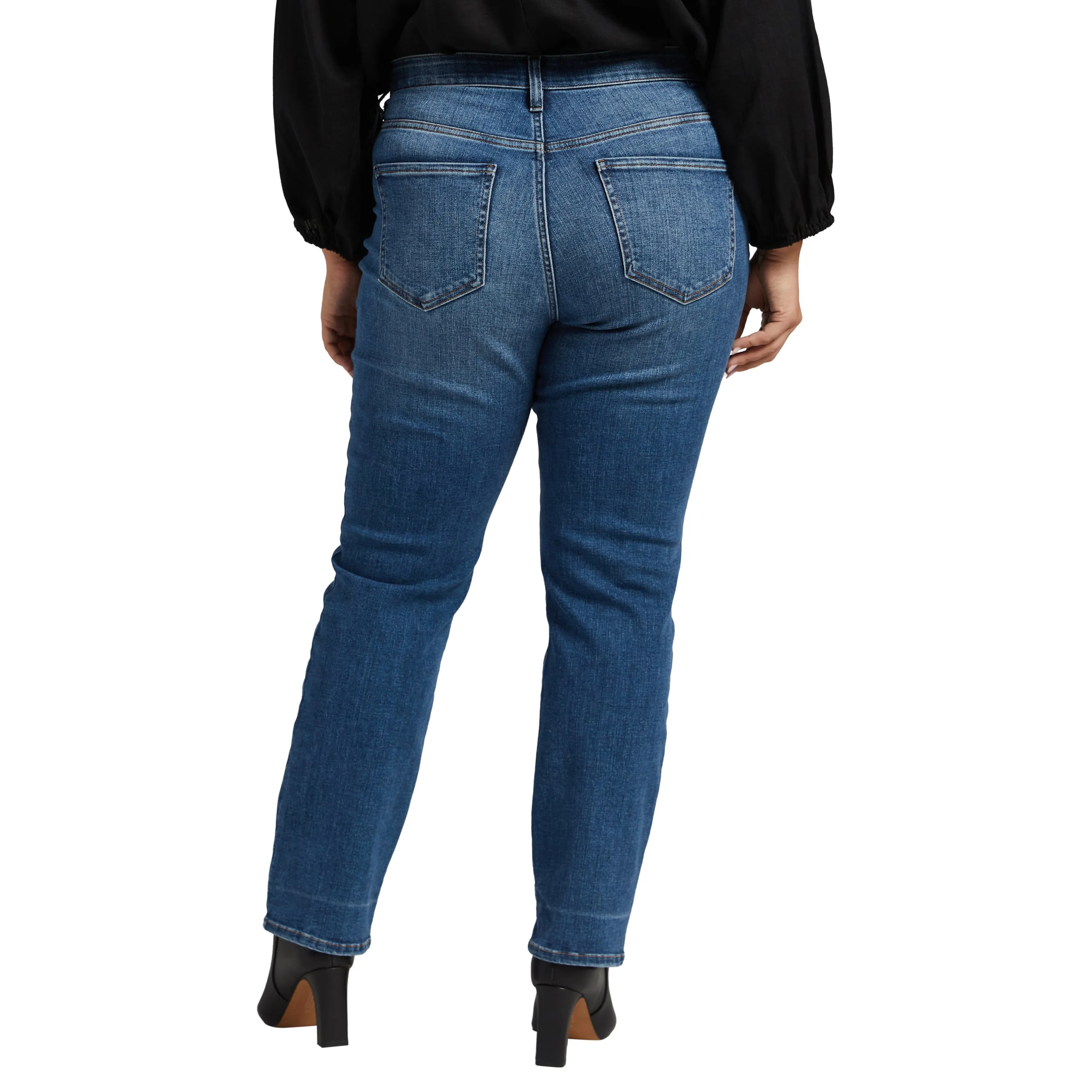 Stella 30" High Rise Straight Leg Jeans Plus Size sold by Jag Jeans product image thumbnail 2