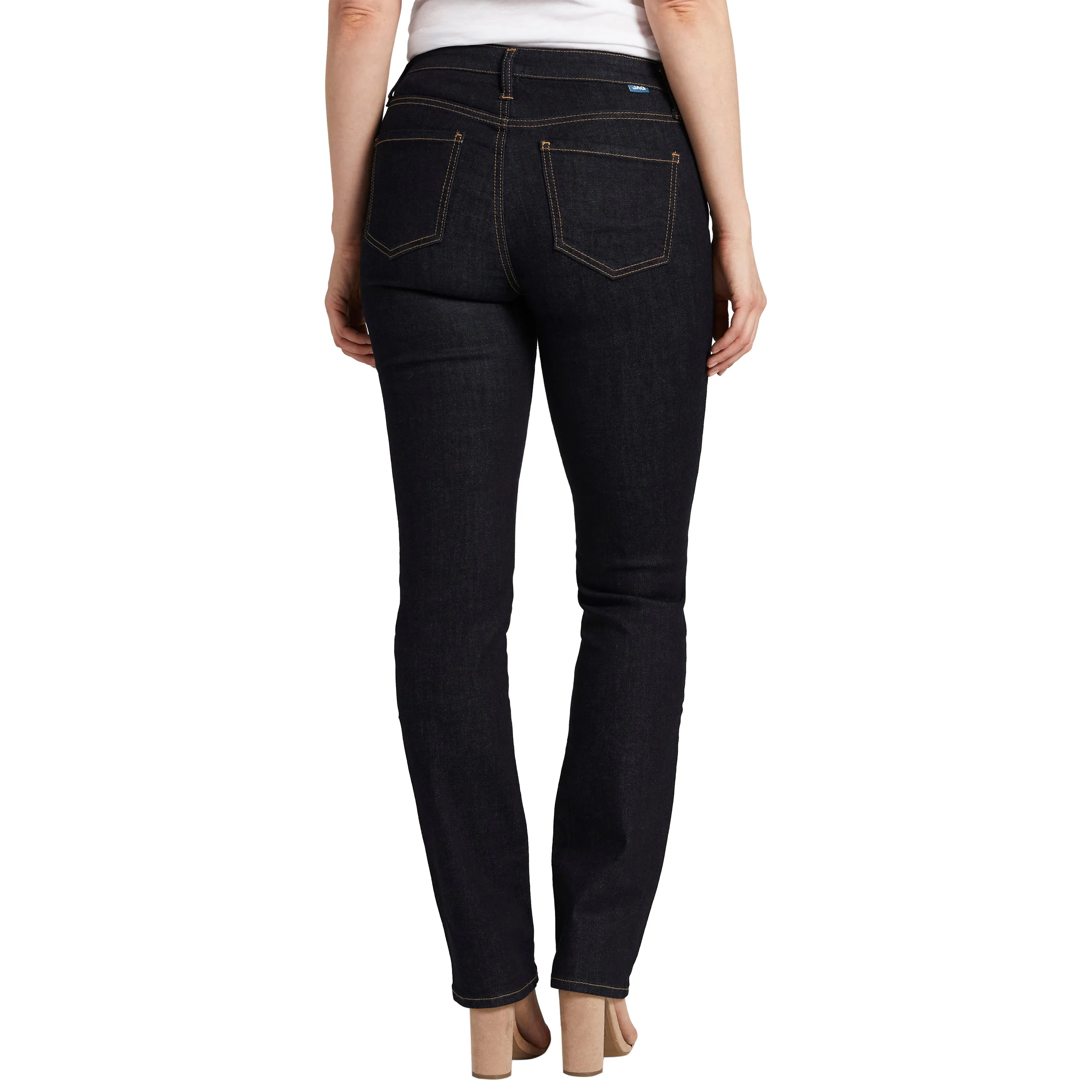 Ruby Mid Rise Straight Leg Jeans Petite sold by Jag Jeans product image thumbnail 2