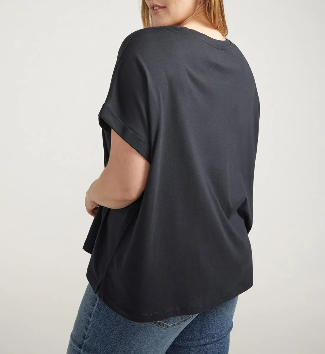 Drapey Luxe Tee Plus Size sold by Jag Jeans product image thumbnail 3