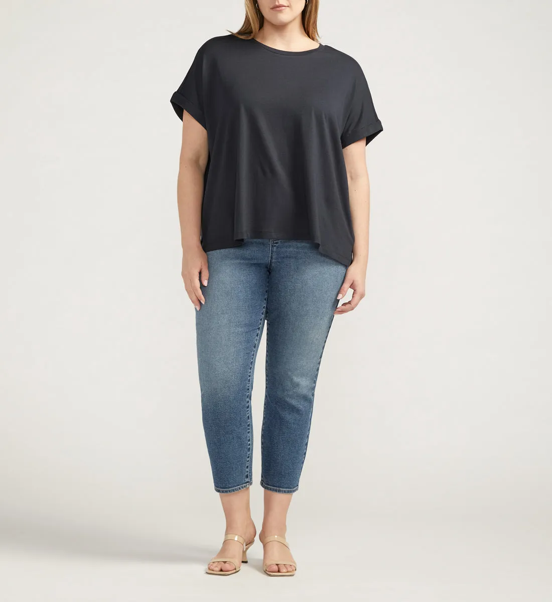 Drapey Luxe Tee Plus Size sold by Jag Jeans