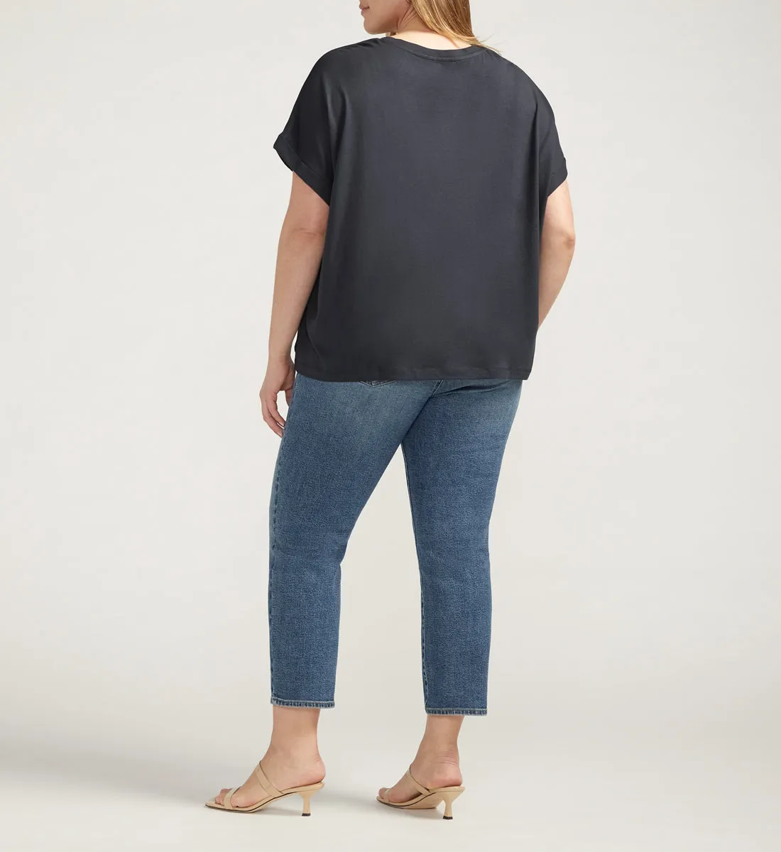 Drapey Luxe Tee Plus Size sold by Jag Jeans product image thumbnail 2