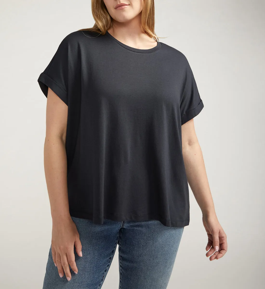 Drapey Luxe Tee Plus Size sold by Jag Jeans product image thumbnail 5