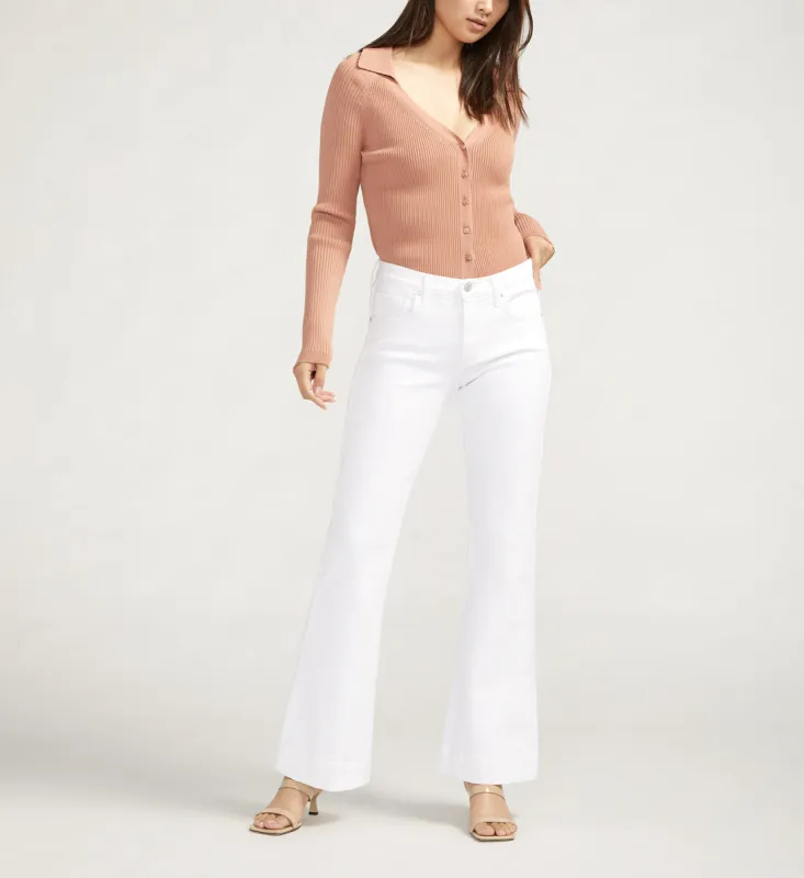 Kait Mid Rise Flare Leg Pants sold by Jag Jeans