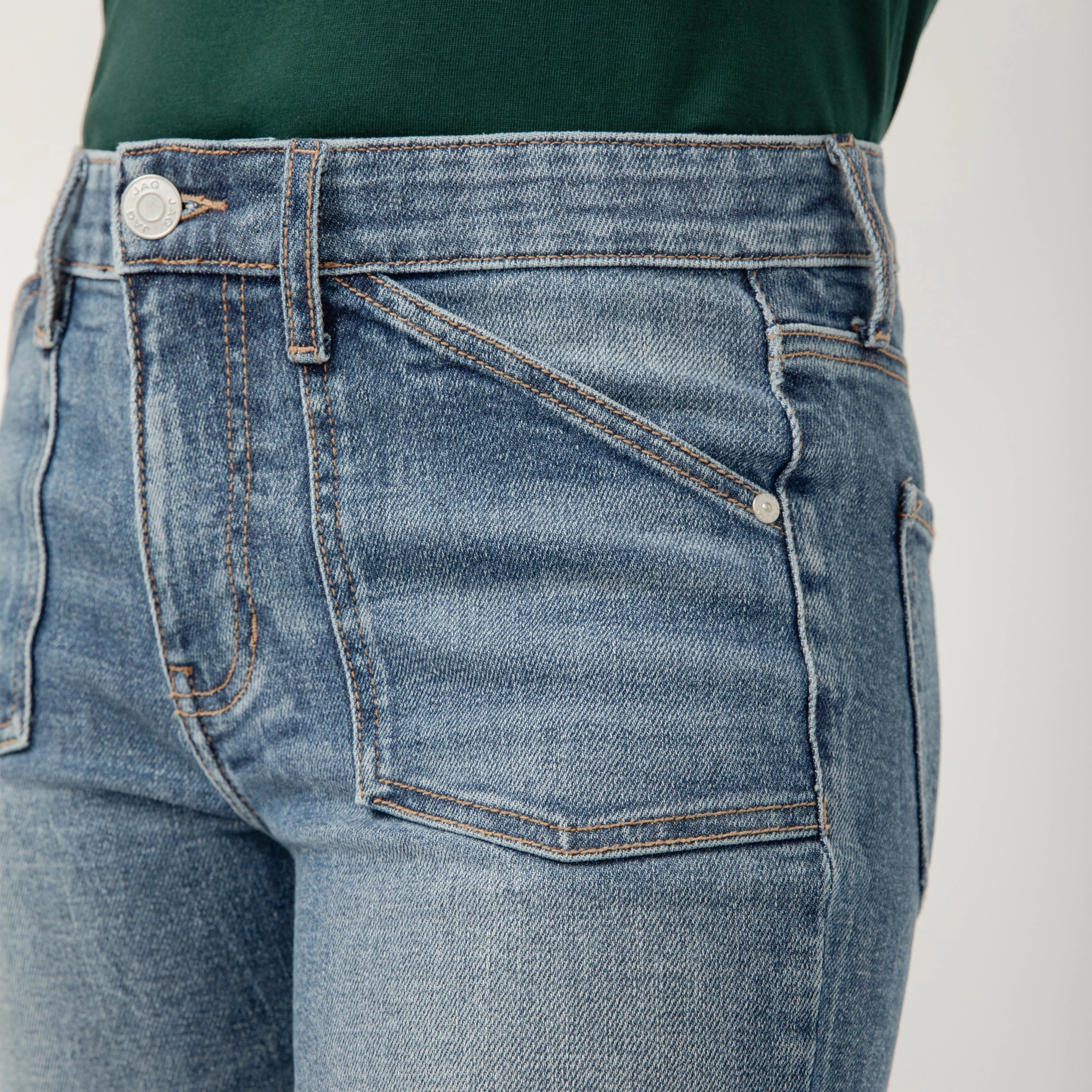 Kait Mid Rise Flare Leg Jeans sold by Jag Jeans product image thumbnail 5