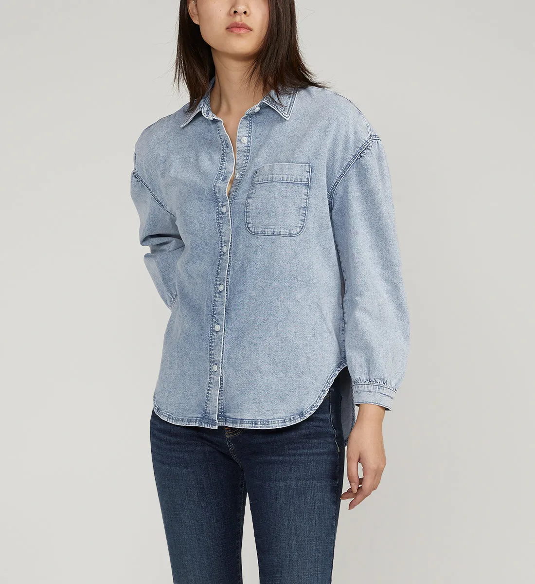 Relaxed Button-Down Shirt sold by Jag Jeans