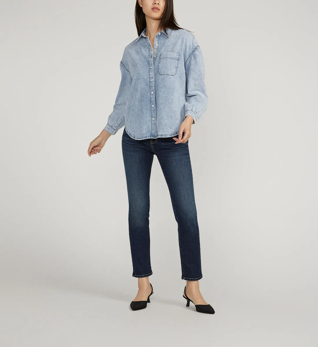 Relaxed Button-Down Shirt sold by Jag Jeans product image thumbnail 3