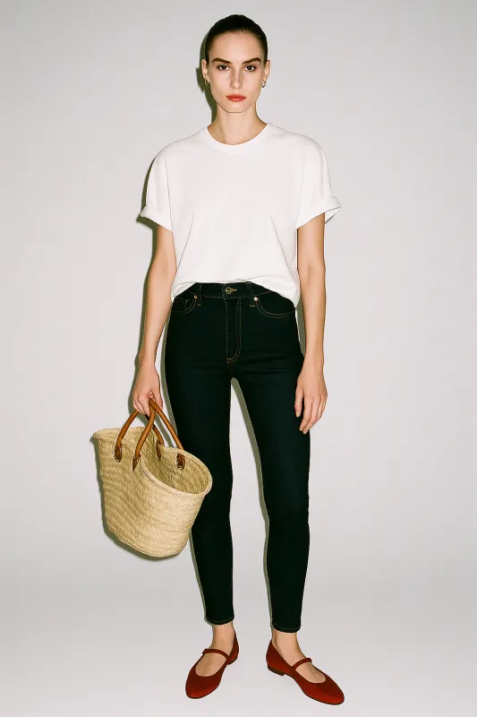 Valentina High Rise Skinny Pull-On Jeans Carolina Blue made by Jag Jeans