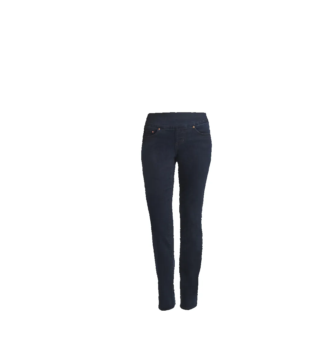Peri Mid Rise Straight Leg Pull-On Jeans After Midnight sold by Jag Jeans product image thumbnail 2