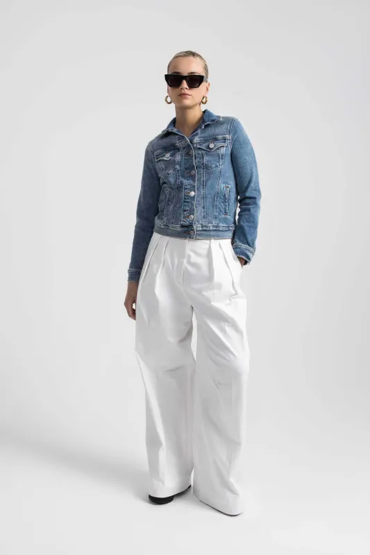 Kiara Classic Denim Jacket Miami Beach sold by Jag Jeans