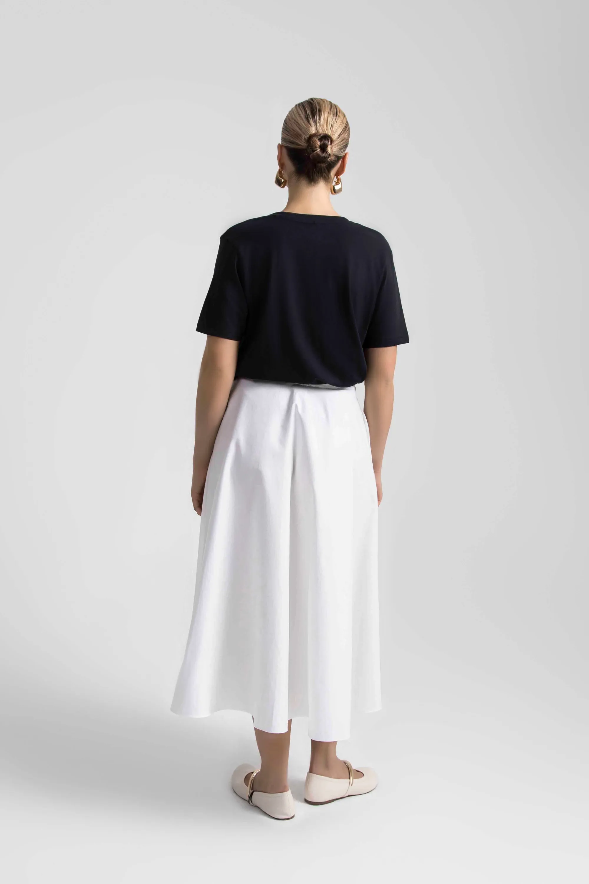 Drapey Luxe V-Neck Tee Black sold by Jag Jeans product image thumbnail 4