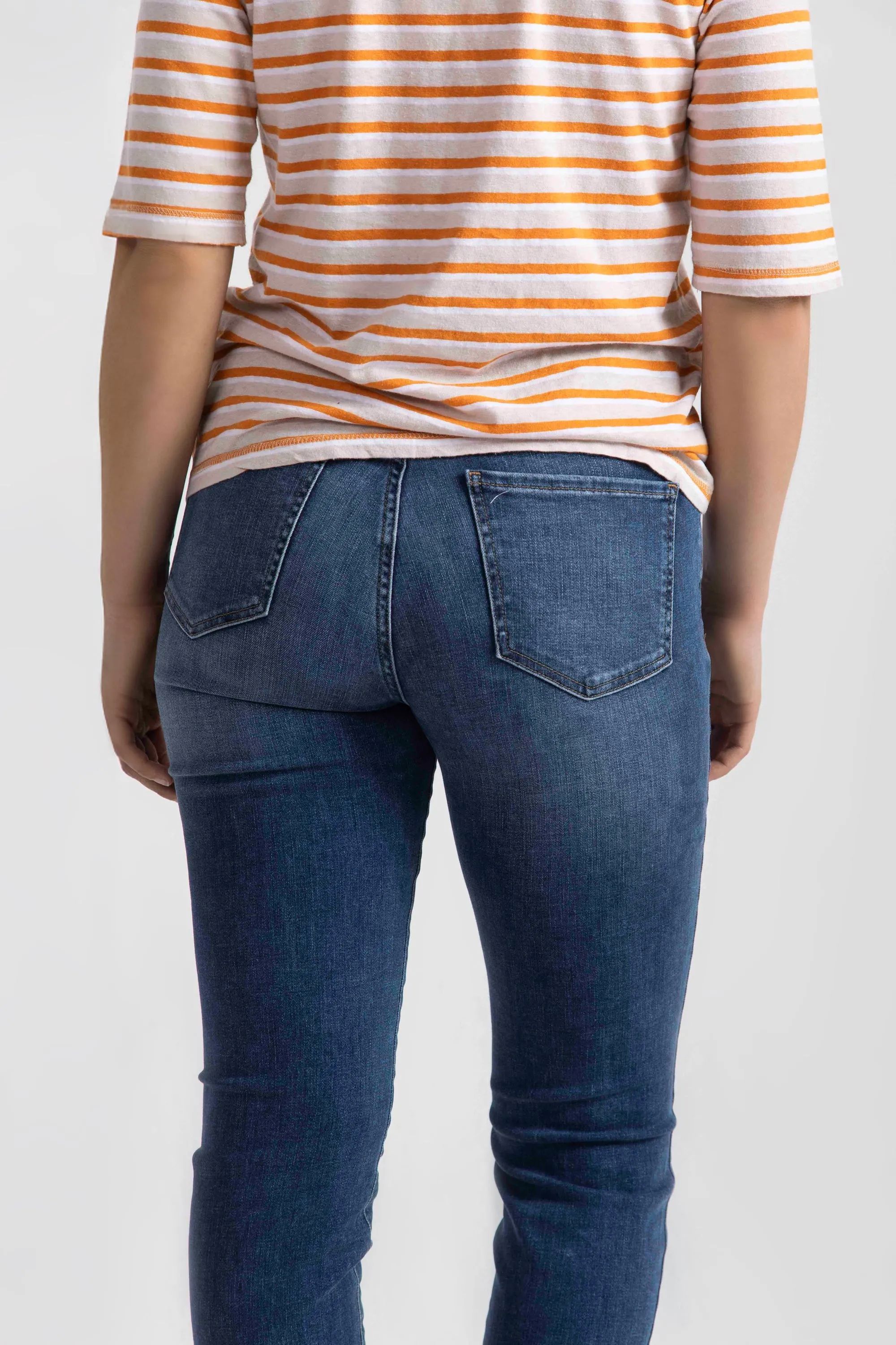 Cecilia Mid Rise Skinny Jeans Thorne Blue sold by Jag Jeans product image thumbnail 3